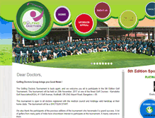 Tablet Screenshot of golfingdoctors.org